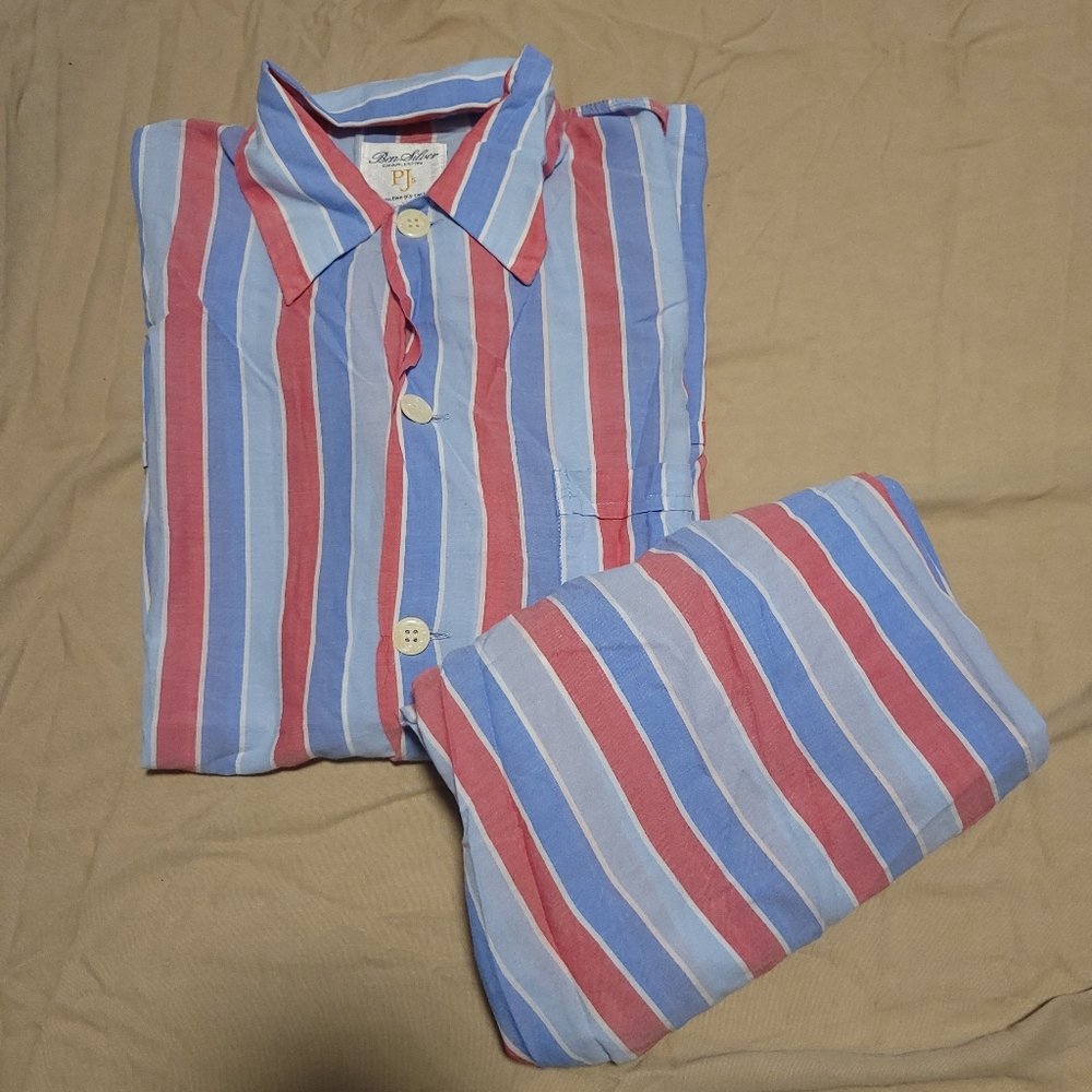 Ben Silver Charleston Striped Pajama Set